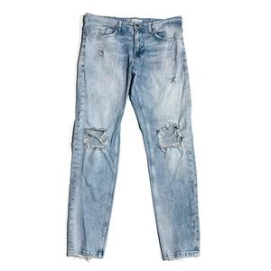 ZARA mens W31 distressed jeans